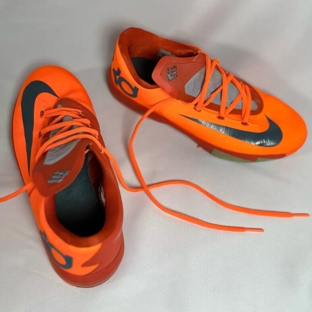 Nike KD 6 “NYC 66” limited edition basketball shoes bright orange 6Y or women 8